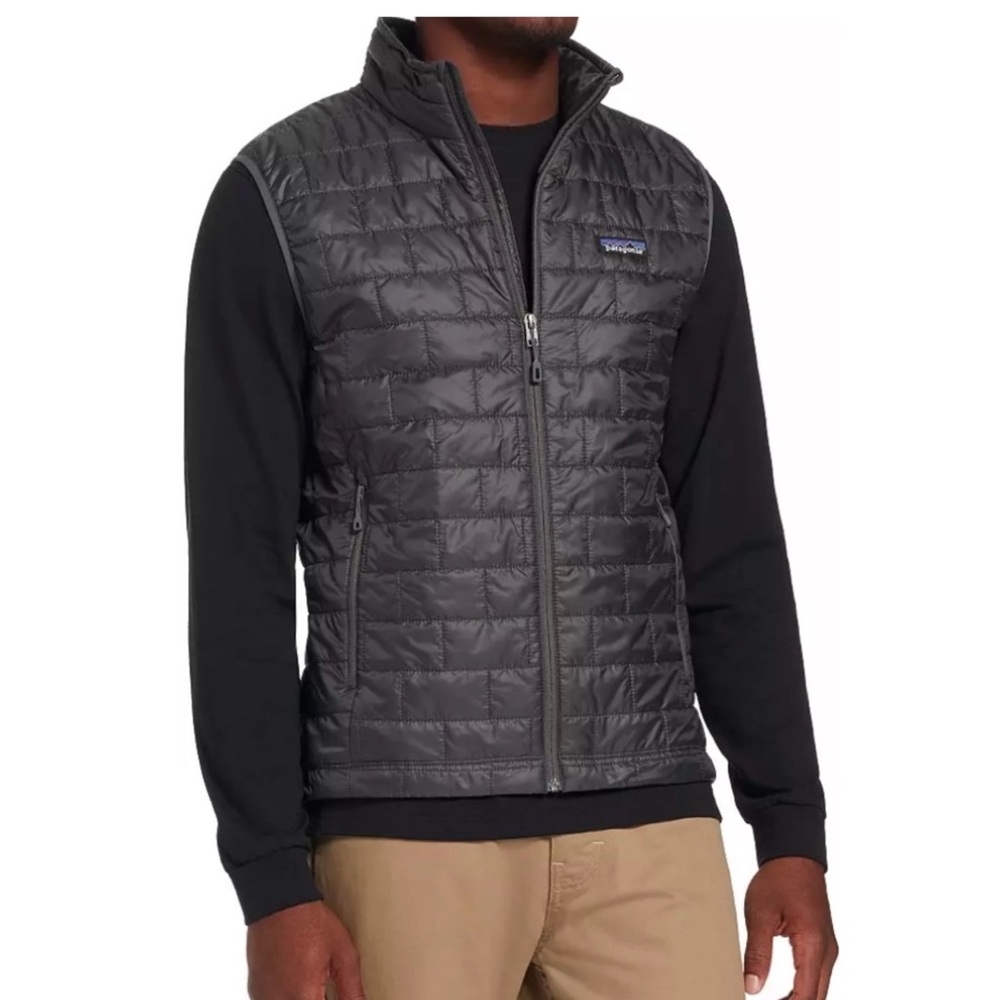 NWT Patagonia Men's Nano Puff Vest Forge Gray Puffer  Size Small